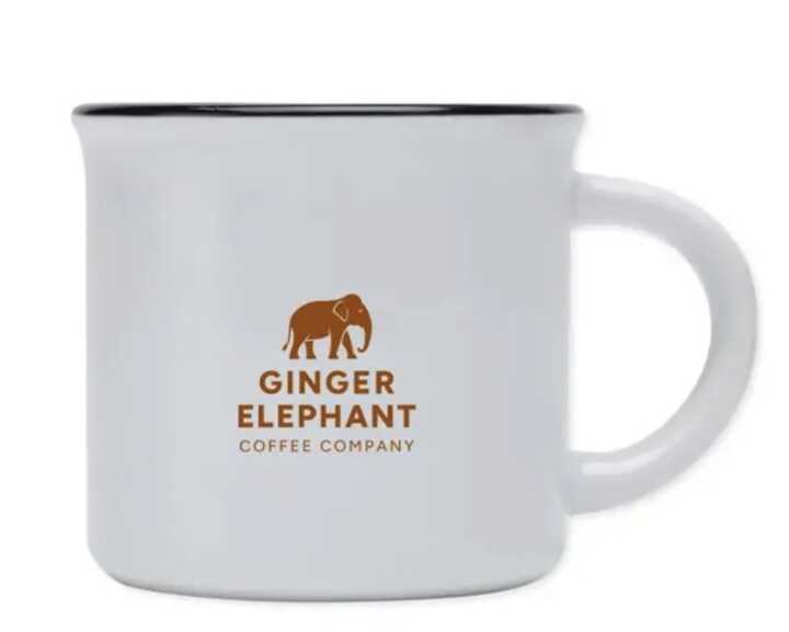 Ginger Elephant ceramic mug